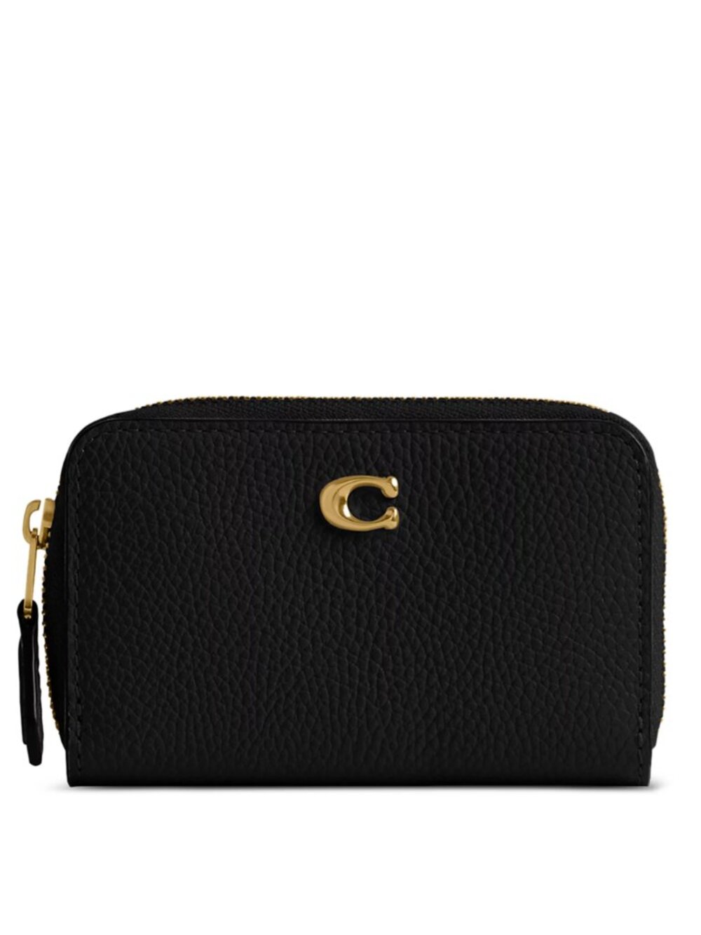 Coach Essential Leather Key Zip Card Case #CFT16. NWTs